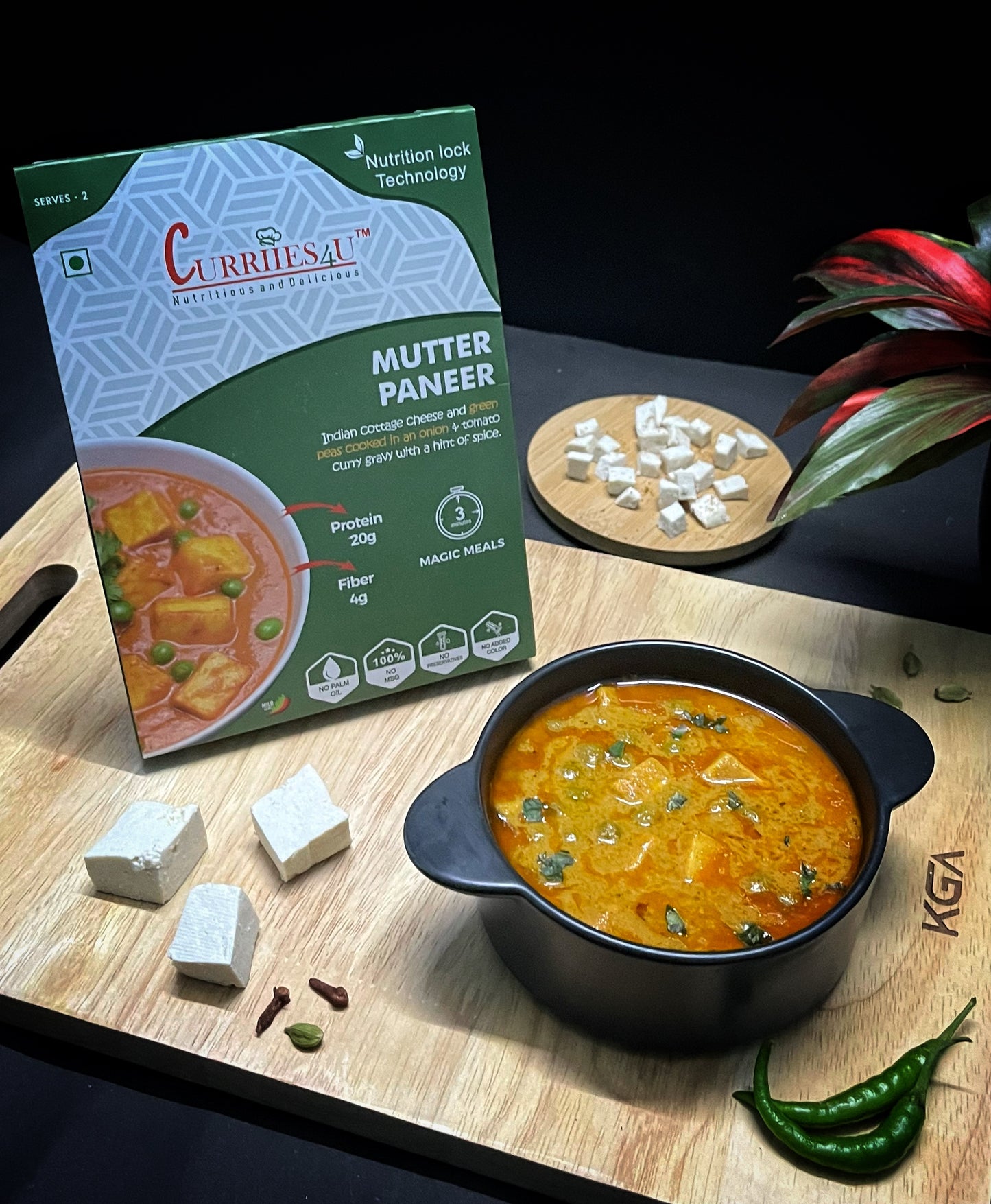 Mutter Paneer β Authentic North Indian Curry | Ready-to-Eat Meal