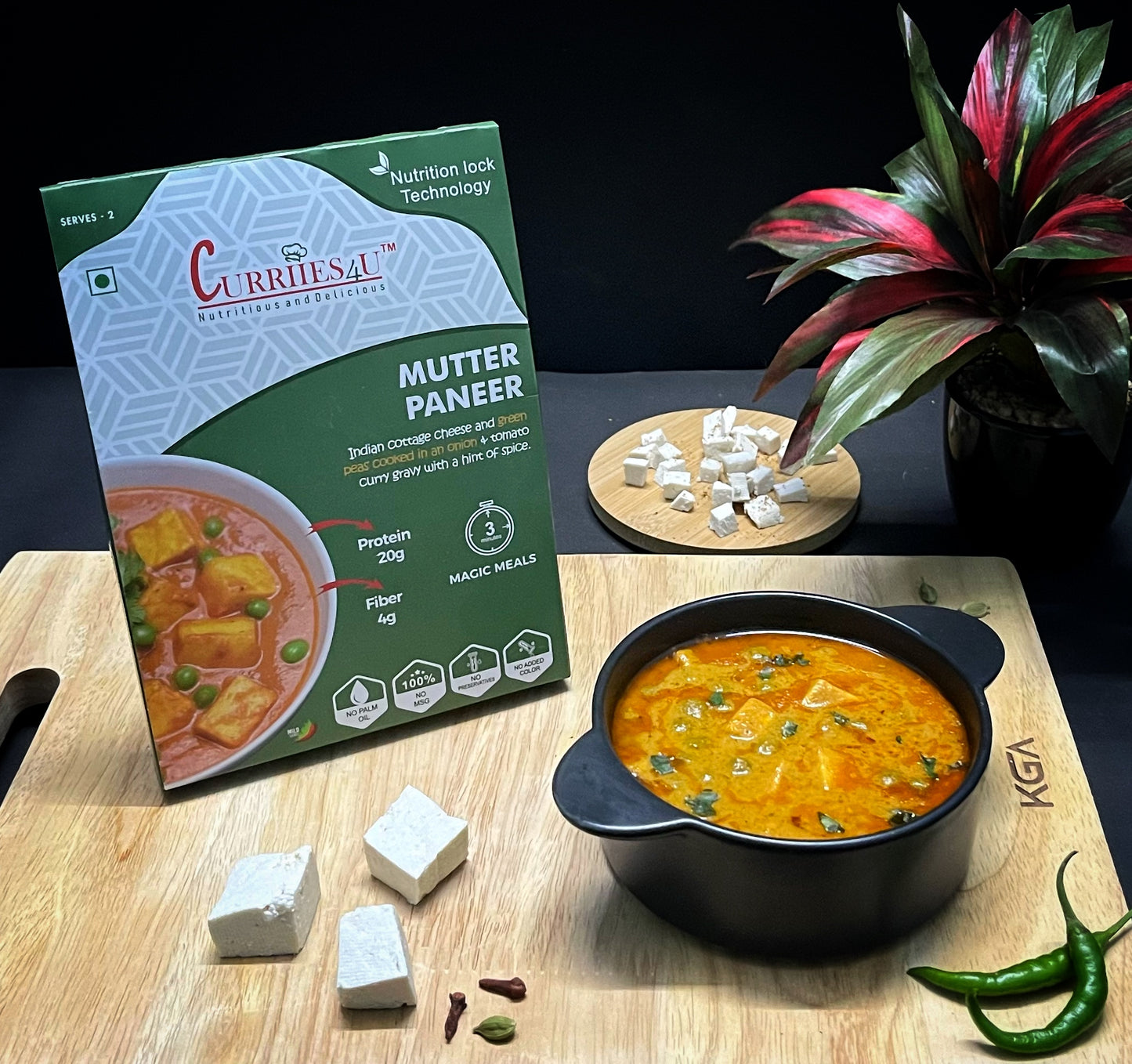 Mutter Paneer β Authentic North Indian Curry | Ready-to-Eat Meal