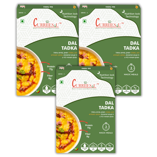 Dal Tadka | Pack of 3 – Authentic Indian Flavor, Ready in 3 Minutes