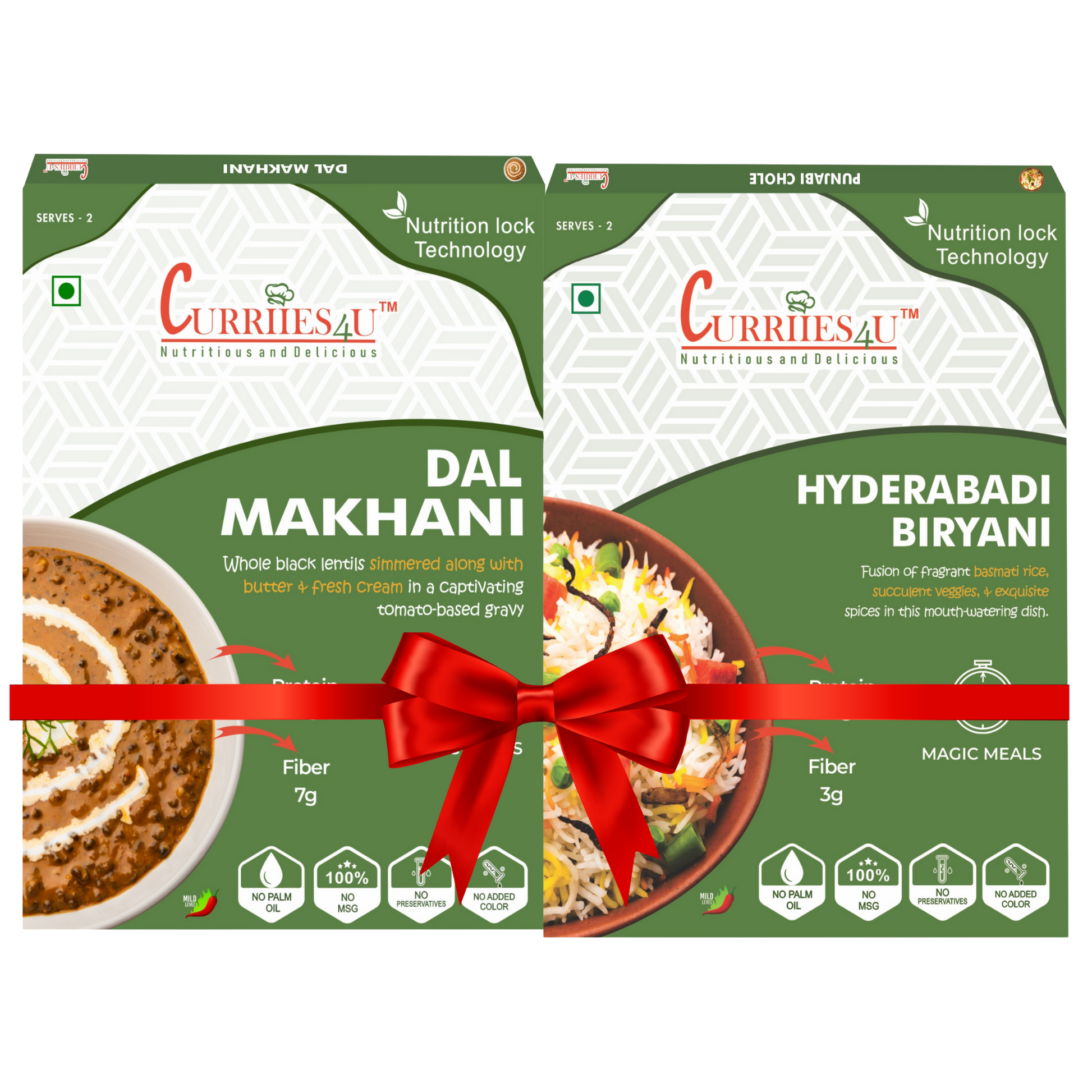 Dal Makhani and Hyderabadi Biryani combo – Shaffufoods ready-to-eat meal