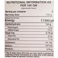 Nutritional value of hyderabadi biryani per 100 g serving ready to eat meal by curriies4u 
