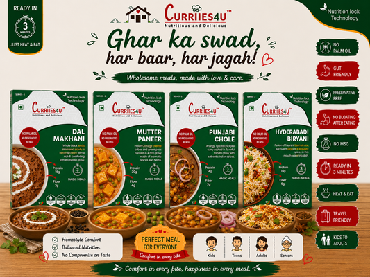 Read-To-Eat Dal Makhani, Mutter Paneer & Punjabi Chole HYDARABADI BIRYANI FREE