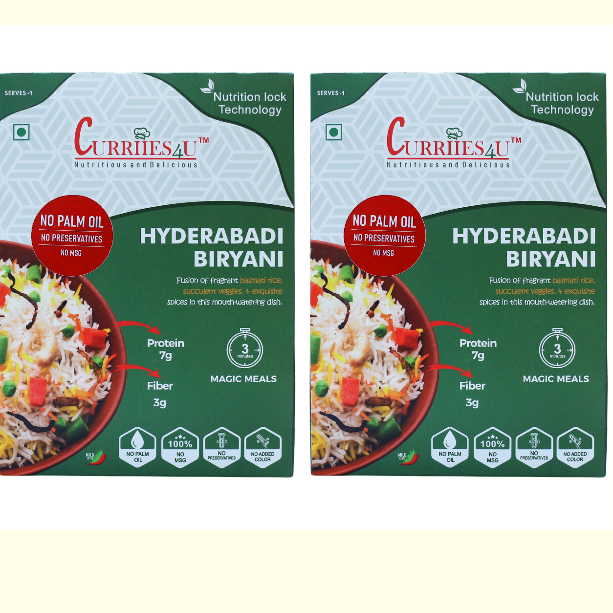 Ready to Eat Hyderabadi Biryani
Veg Biryani Ready to Eat
Instant Biryani Meal
Hyderabadi Veg Biryani Online