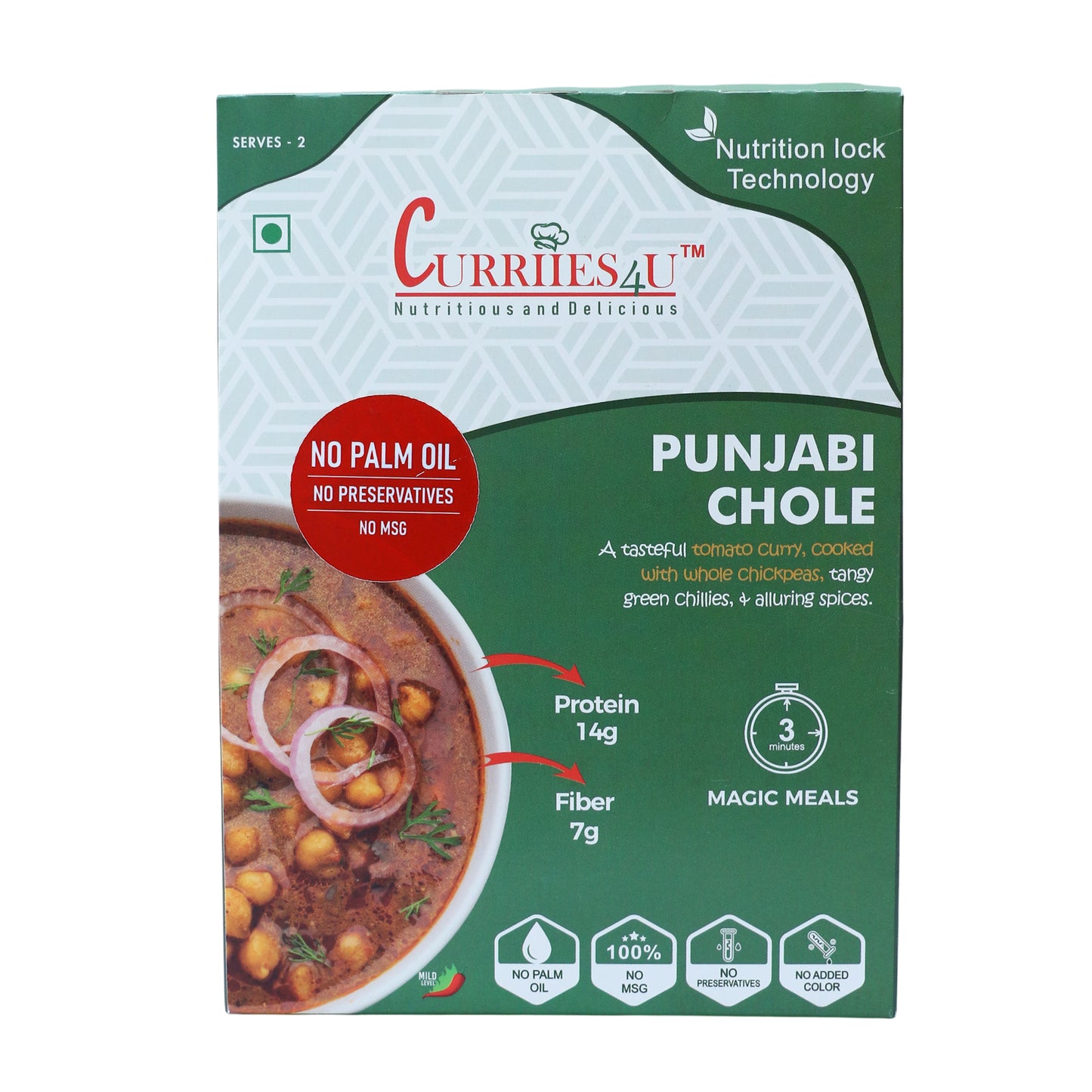 Curriies4u Ready-to-Eat Punjabi Chole