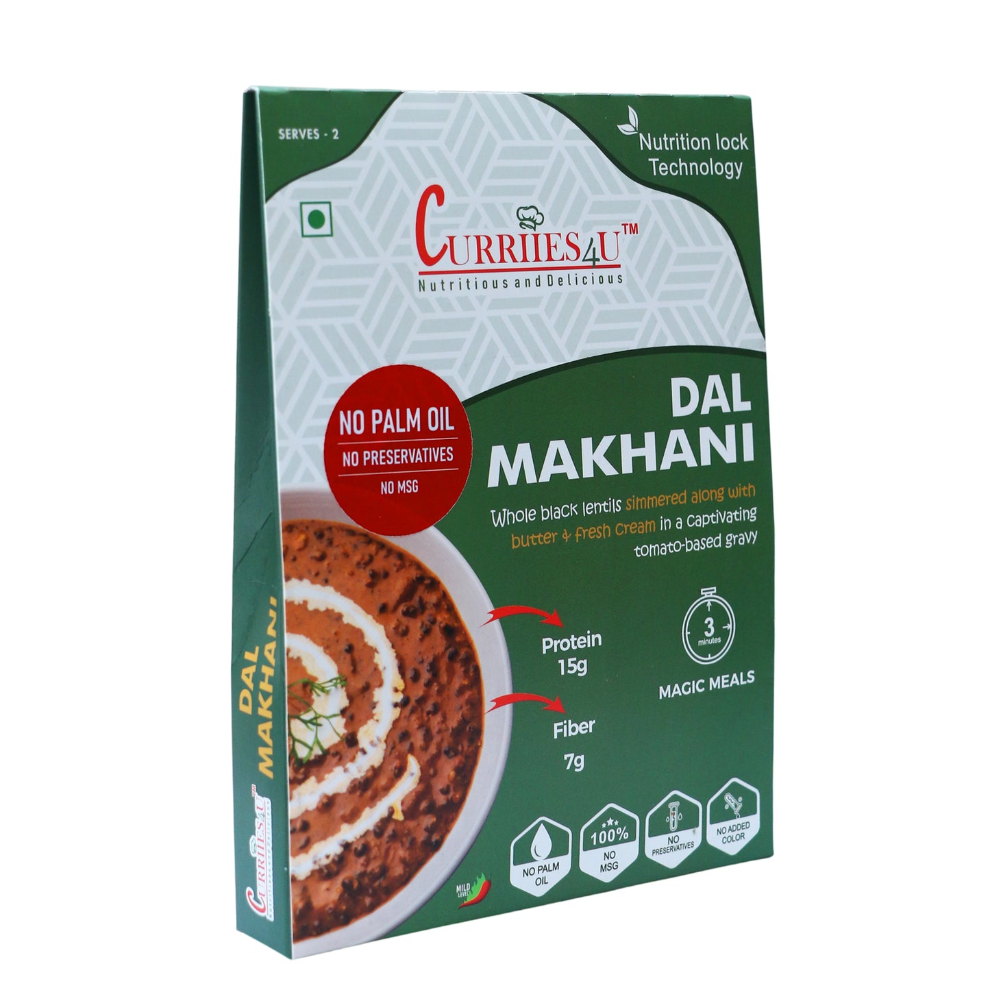Curriies4u Ready-to-Eat Dal Makhani- Solo Craving(300g)