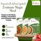 Ready-to-eat meal – Delicious, preservative-free, and MSG-free Indian meals, made with natural ingredients. Convenient, healthy, and ready in just 3 minutes. Perfect for busy lifestyles, students, and travelers!