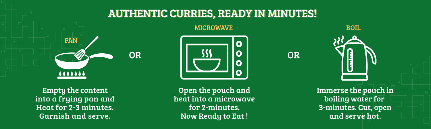 Shaffufoods ready-to-eat curry – authentic Indian taste