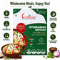 Curriies4u Hyderabadi Veg Biryani ready-to-eat meal box with bowl of basmati rice, vegetables, and spices.