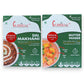 Curriies4u ready-to-eat Dal Makhani and Mutter Paneer meal variety pack with natural ingredients and no preservatives.