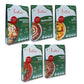 Curriies4u ready-to-eat Indian meal combo pack featuring Hyderabadi Biryani, Dal Makhani, Dal Tadka, Rajma, and Chole.