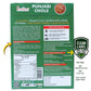Back of Curriies4u Punjabi Chole ready-to-eat meal packaging with nutritional info, ingredients, and heating steps.