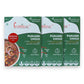 Three boxes of Curriies4u Punjabi Chole ready-to-eat chickpea curry with tomato gravy and no preservatives.