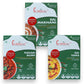 Curriies4u ready-to-eat variety pack featuring Dal Makhani, Punjabi Rajma, and Dal Tadka in green packaging.