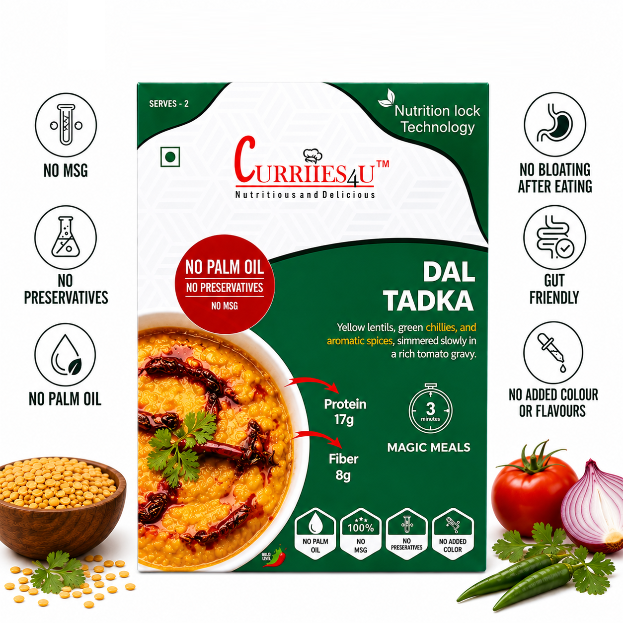 Curriies4u Dal Tadka: The Soul of Indian Comfort Food