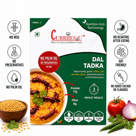 Curriies4u Dal Tadka: The Soul of Indian Comfort Food