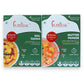 Curriies4U Dal Tadka & Mutter Paneer Ready to Eat Combo Pack – Authentic Indian Vegetarian Meals, High Protein Food, No Preservatives, No MSG, No Palm Oil, Instant Ready-to-Eat Indian Curry Combo