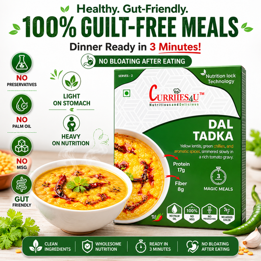 Curriies4u Dal Tadka: The Soul of Indian Comfort Food